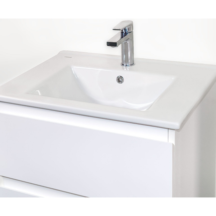 ALONI SALLY wastafelonderkast – 120 cm – Glanzend wit