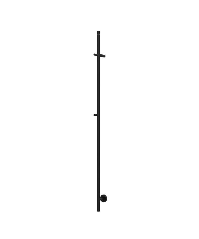 Wiesbaden Callista elektrische handdoekradiator 150 cm mat zwart | Schwertz & Co