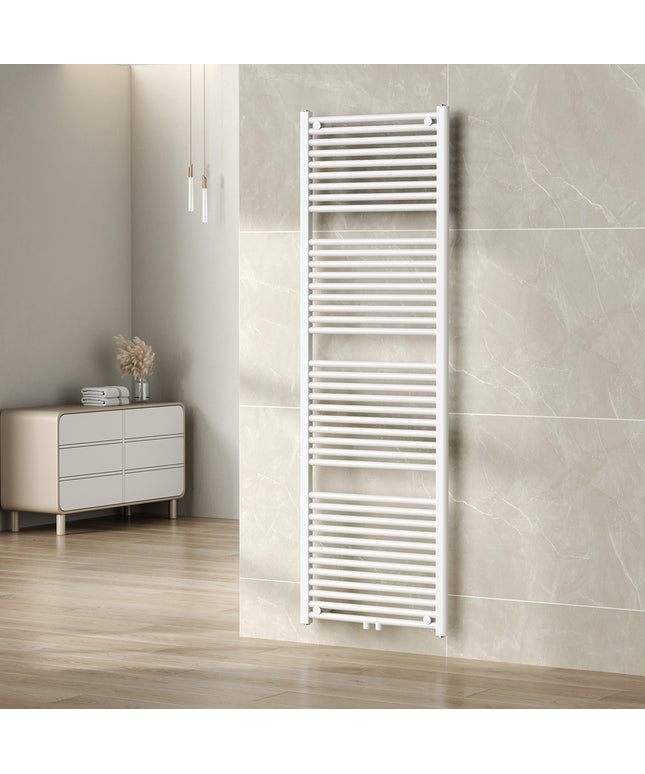 Wiesbaden Elara sierradiator 181,7 x 60 cm glans wit - sfeerfoto | Schwertz & Co