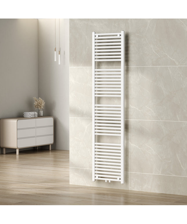 Wiesbaden Elara sierradiator 181,7 x 45 cm glans wit - sfeerfoto | Schwertz & Co