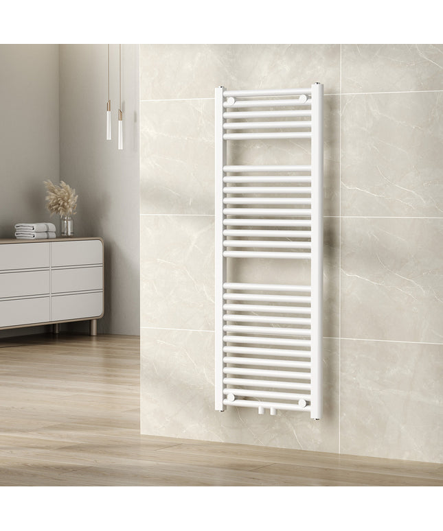 Wiesbaden Elara sierradiator 118,5 cm glans wit - sfeerfoto | Schwertz & Co