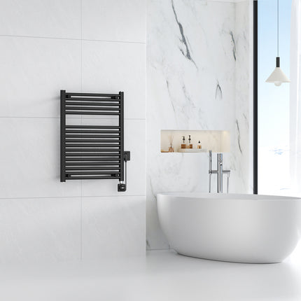 Wiesbaden Elara elektrische radiator Smart WiFi mat zwart 76,6 x 60 cm - detailfoto | Schwertz & Co