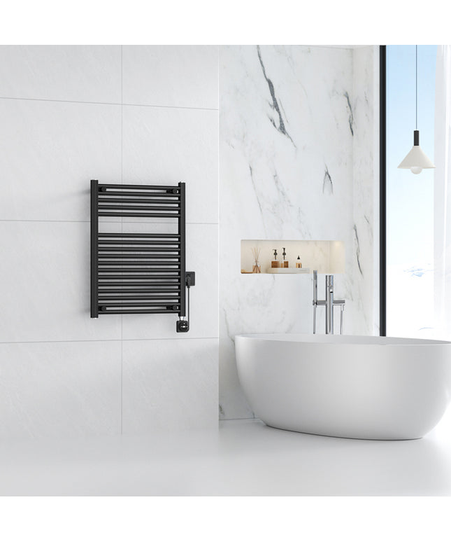 Wiesbaden Elara elektrische radiator Smart WiFi mat zwart 76,6 x 60 cm - detailfoto | Schwertz & Co