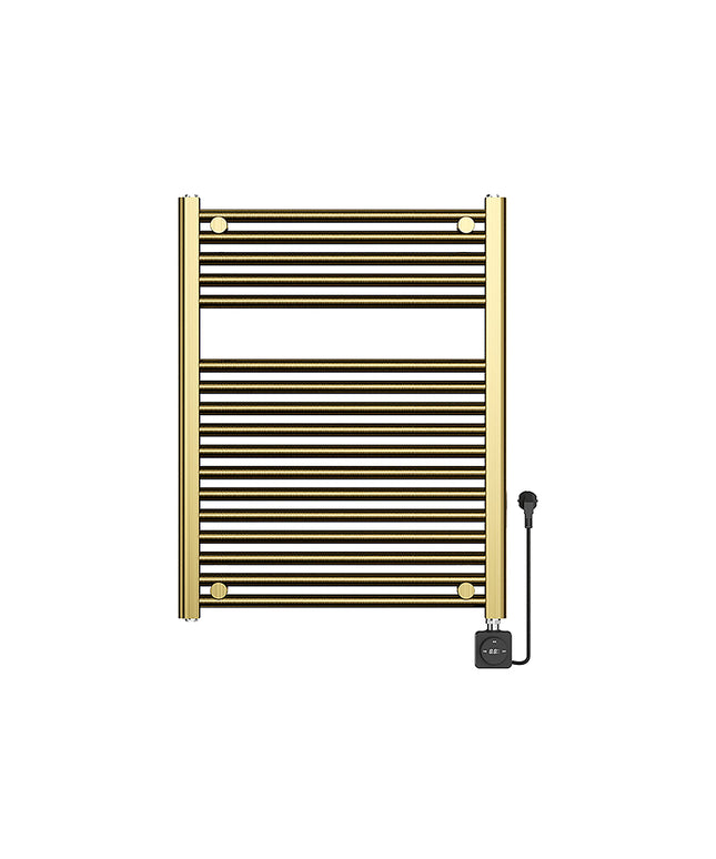 Wiesbaden Elara elektrische radiator Smart WiFi geborsteld messing | Schwertz & Co