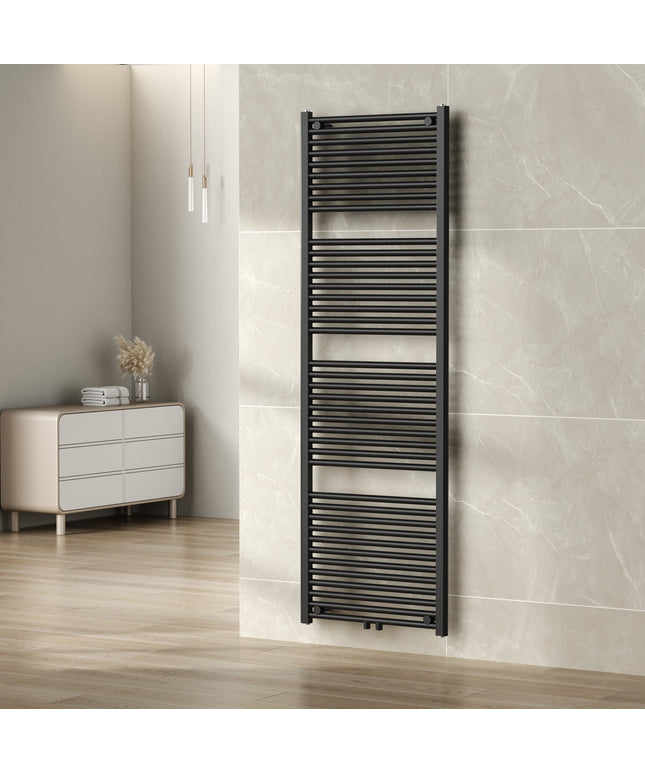 Wiesbaden Elara sierradiator antraciet - sfeerfoto | Schwertz & Co