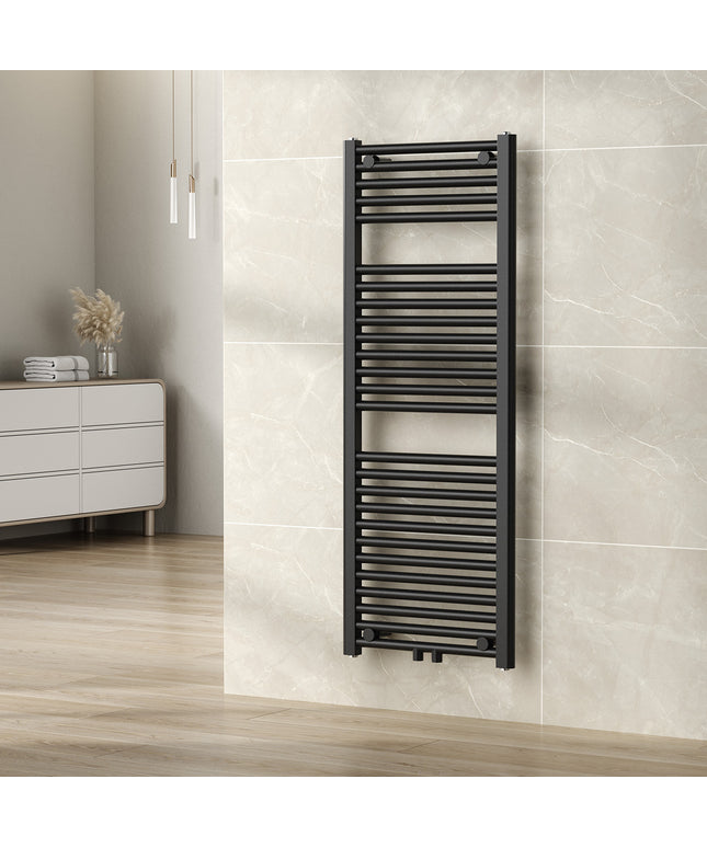Wiesbaden Elara sierradiator 118,5 x 45 cm antraciet - sfeerfoto | Schwertz & Co