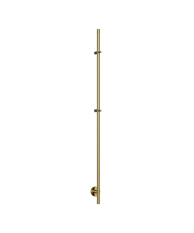 Wiesbaden Callista elektrische handdoekradiator geborsteld messing | Schwertz & Co