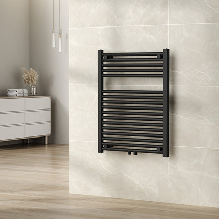 Wiesbaden Elara sierradiator 76,6 x 60 cm mat zwart - sfeerfoto | Schwertz & Co