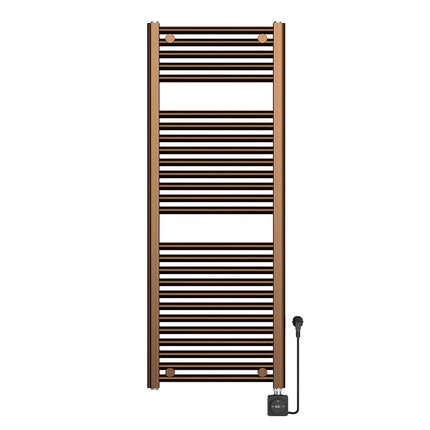 Wiesbaden Elara elektrische radiator Smart WiFi geborsteld brons koper | Schwertz & Co