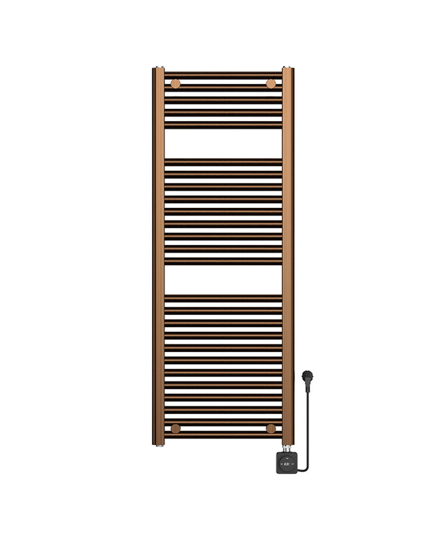 Wiesbaden Elara elektrische radiator Smart WiFi geborsteld brons koper | Schwertz & Co