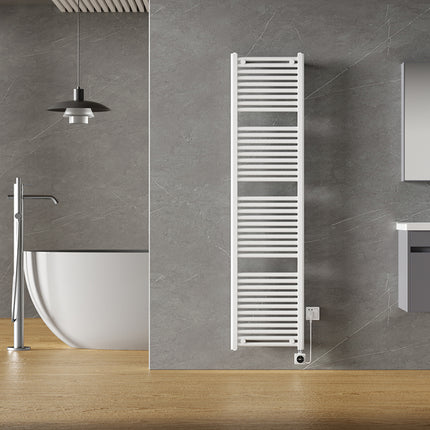 Wiesbaden Elara elektrische radiator 181,7 x 45 cm glans wit - sfeerfoto | Schwertz & Co