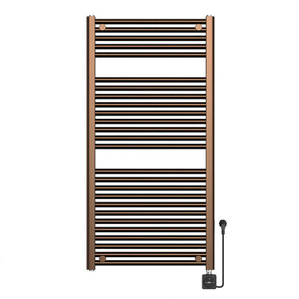 Wiesbaden Elara elektrische radiator geborsteld brons koper | Schwertz & Co