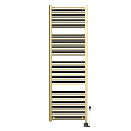Wiesbaden Elara elektrische radiator Smart WiFi 181,7 x 60 cm geborsteld messing PVD | Schwertz & Co