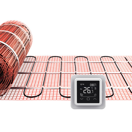 Wiesbaden by Magnum elektrische vloerverwarming set 5 m2 750 watt wifi thermostaat wit | Schwertz & Co
