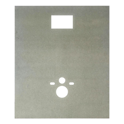 Aloni waterwerende plaat voor hangtoilet – MDF – voorgemonteerd – geschikt voor Geberit inbouwreservoirs