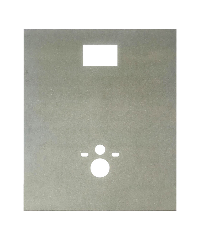 Aloni waterwerende plaat voor hangtoilet – MDF – voorgemonteerd – geschikt voor Geberit inbouwreservoirs