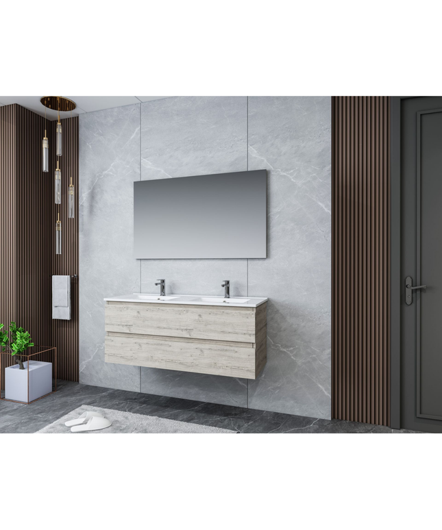 ALONI SALLY wastafelonderkast – 100 cm – Licht hout eiken