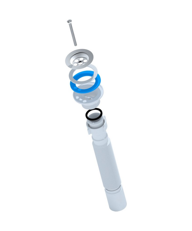 ALONI flexibele afvoerslang met afvoerrooster – Ø40 cm