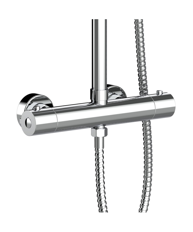 ALONI douchekolom Optima Rondo – chroom