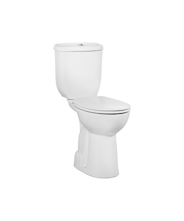 Creavit hoog staande wc compleet – met bidet – S-trap – wit