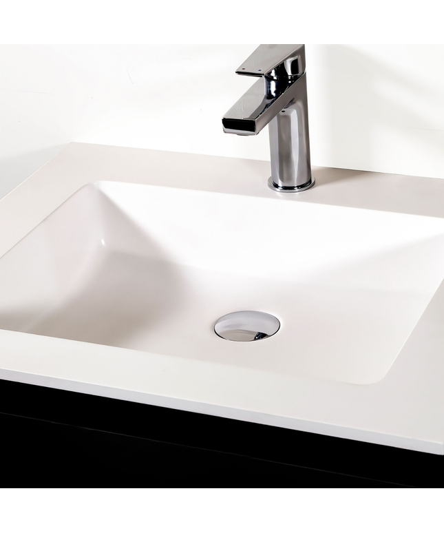 ALONI SALLY wastafelonderkast – 100 cm – Mat zwart