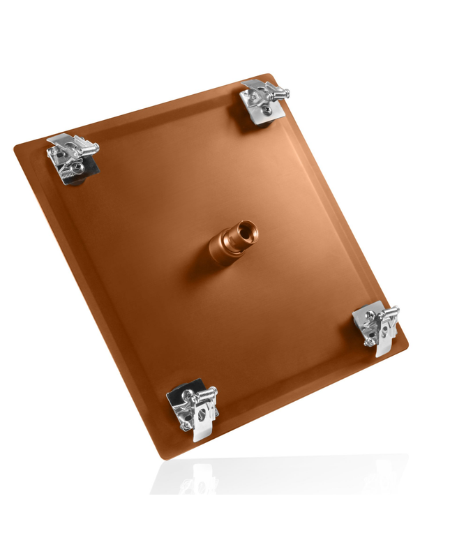 ALONI inbouw regendouche – Ø30 cm – geborsteld koper