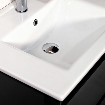 ALONI SALLY wastafelonderkast – 100 cm – Mat zwart