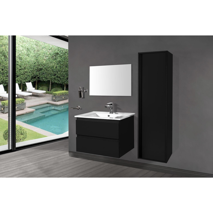 ALONI SALLY wastafelonderkast – 100 cm – Mat zwart