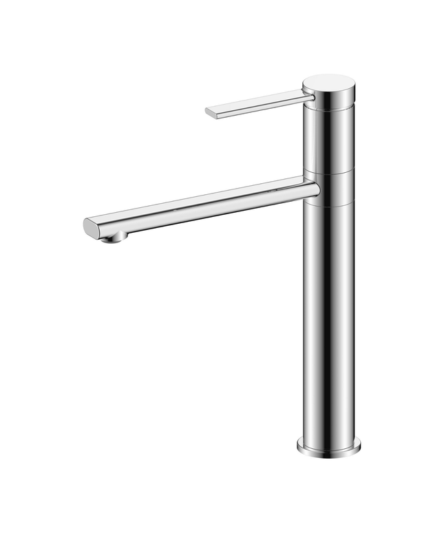 ALONI Edge wastafelmengkraan hoog met draaibare uitloop – Chroom