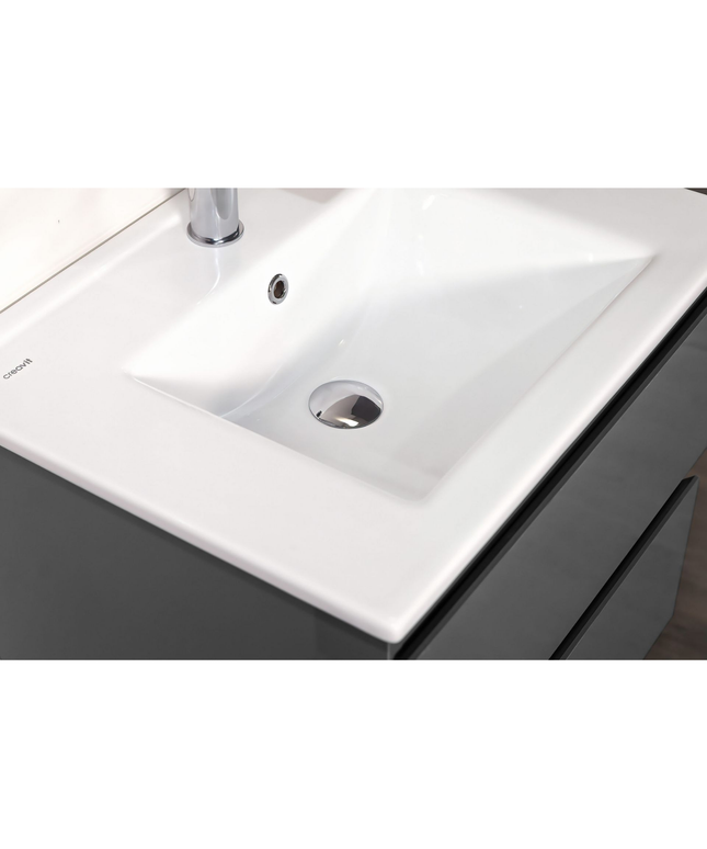 ALONI SALLY wastafelonderkast – 80 cm – Mat grijs