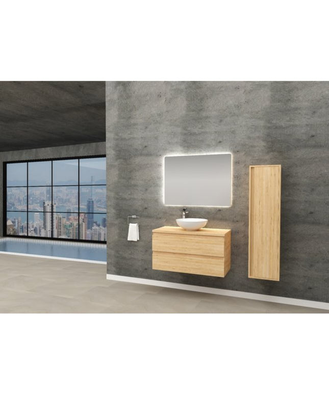 ALONI SALLY wastafelonderkast – 80 cm – Eiken