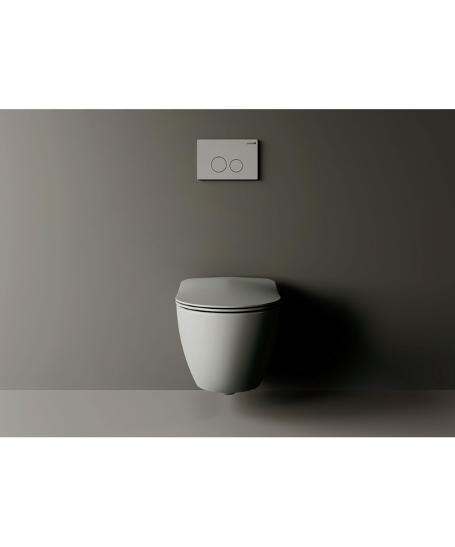 Creavit wc-zitting Duroplast – softclose & quick release – inox scharnieren – koelgrijs