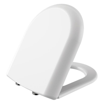 Creavit Flat Grande wc-zitting – softclose – inox scharnieren – wit