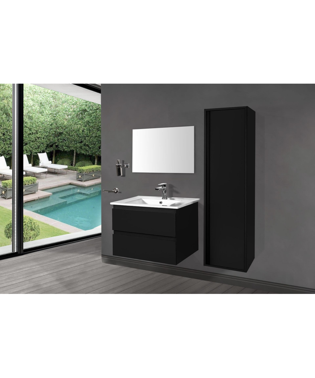 ALONI SALLY wastafelonderkast – 60 cm – Mat zwart