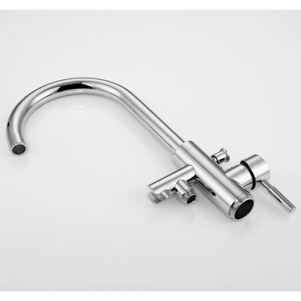 ALONI Vrijstaande badmengkraan met handdouche – chroom