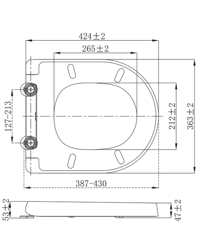 Aloni Premium wc-zitting – softclose – quick release – topfix – duroplast – RVS scharnieren – glanzend wit
