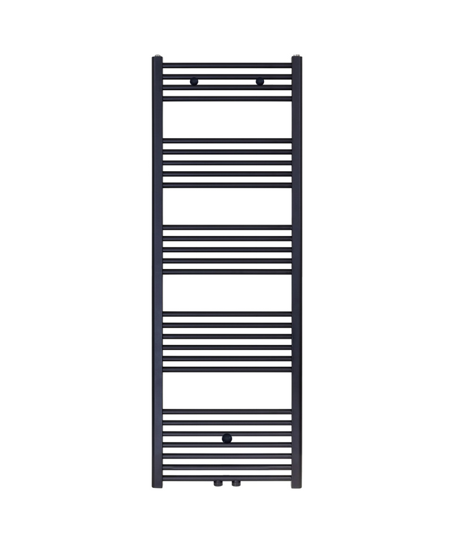 BELRAD Badkamer Radiator 1600x600mm Zwart Mat Geborsteld – Middenaansluiting – 828W