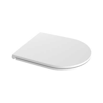 Aloni Premium wc-zitting – slim design – softclose – quick release – topfix – duroplast – RVS scharnieren – glanzend wit