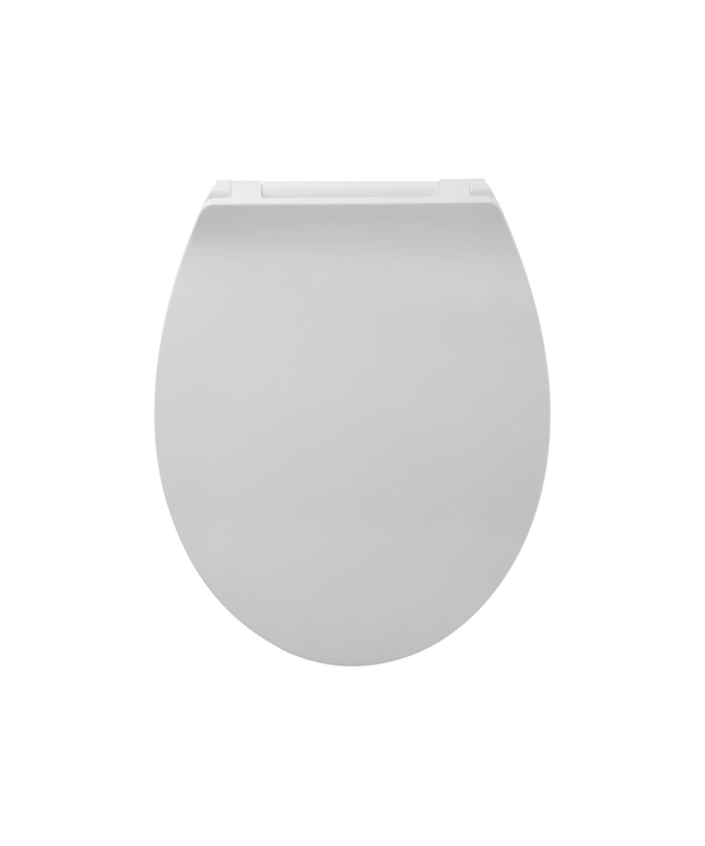 Aloni Premium wc-zitting – slim design – softclose – quick release – topfix – duroplast – RVS scharnieren – glanzend wit
