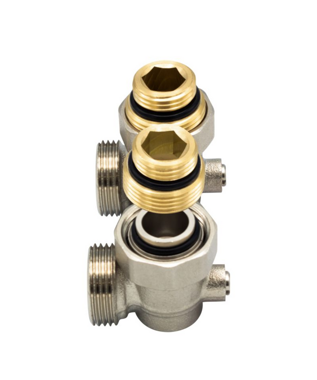 Radiador de baño de Belrad 1800x500mm - Chrome - Conexión central - 575W