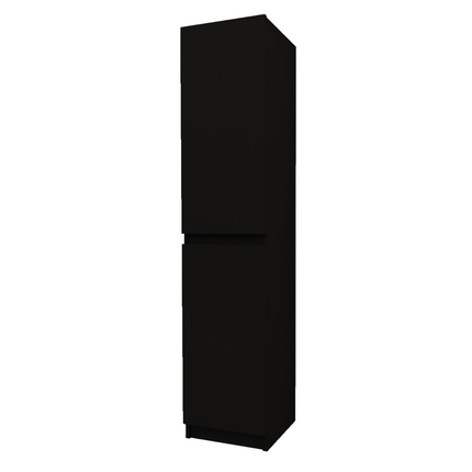 Aloni Jupiter High Bathroom Cabinet - 35x160x35 cm - Black - Softclose