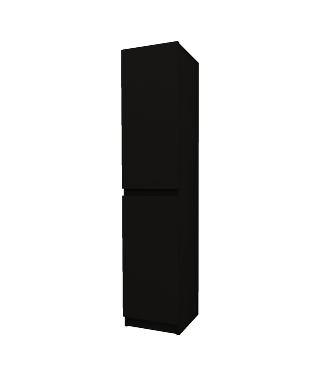 Gabinete de baño de altura de Aloni Júpiter - 35x160x35 cm - Negro - SoftClose