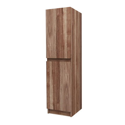 Aloni Jupiter High Bathroom Cabinet - 35x160x35 cm - Walnut - Softclose