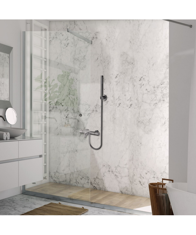 ALONI Bad- en douchemengkraan – thermostatisch – gunmetal