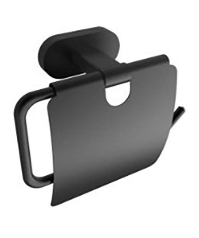 Creavit wc-papier rolhouder – zwart