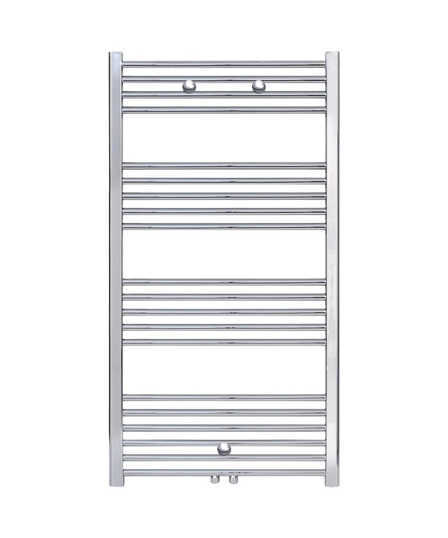 Belrad Bathroom Radiator 1800x500mm - Chrome - Middle connection - 575W