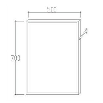 ALONI kantelbare spiegel – extra toegankelijk