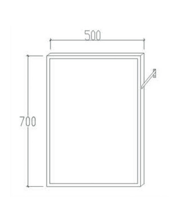 ALONI kantelbare spiegel – extra toegankelijk