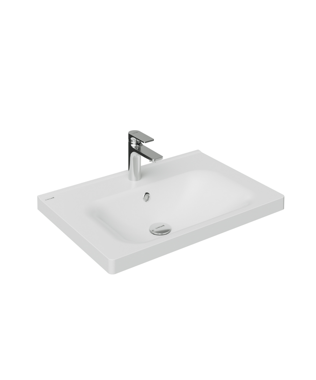 CREAVIT Eksen Wastafel – 65 cm – Wit