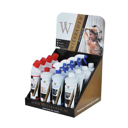 Wiesbaden display doos onderhoudsartikelen gevuld - detailfoto | Schwertz & Co
